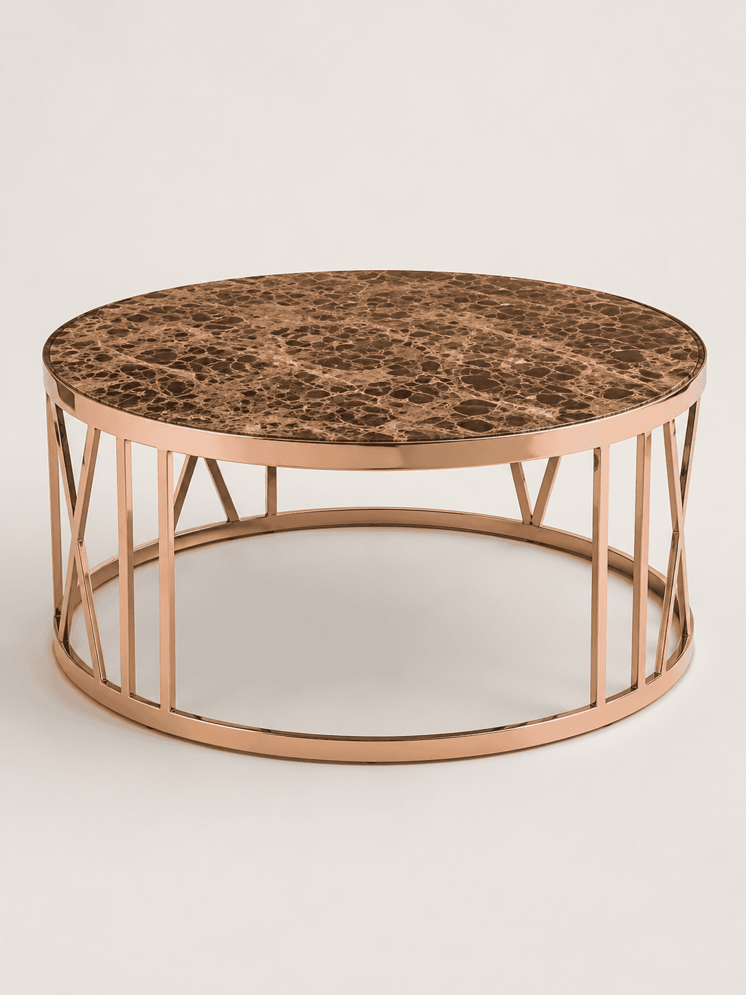 Baccarat Coffee Table Rose Gold leg