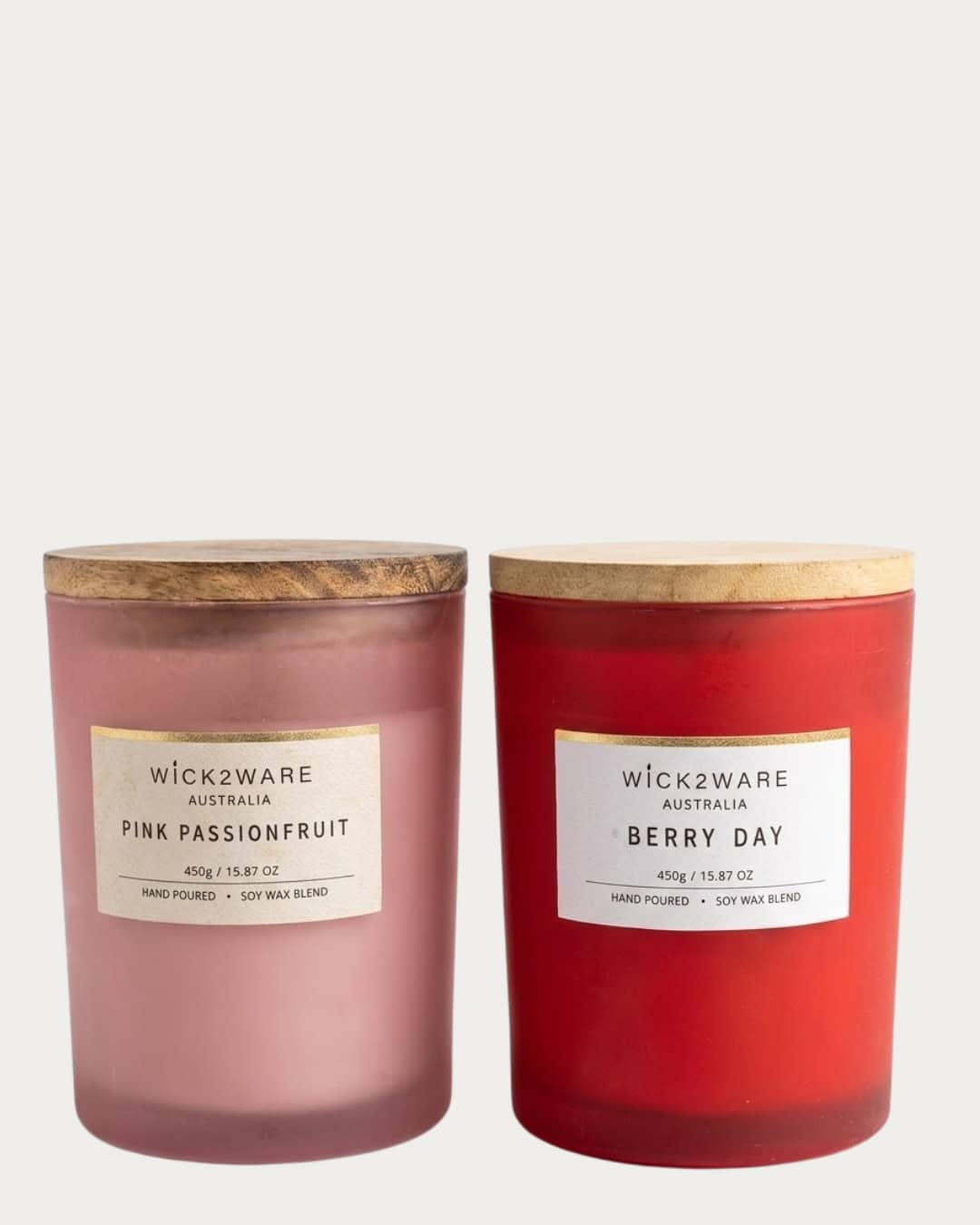 Wick 2 Ware 450g Candle (Pineapple Papaya/Ocean Seasalt/Pink Passionfruit/Berryday) - Image 2