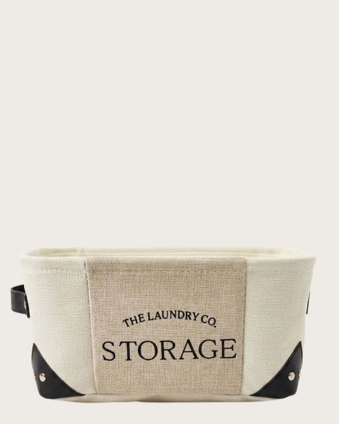 The Laundry Co. Fabric Storage Basket- Grey - Image 2