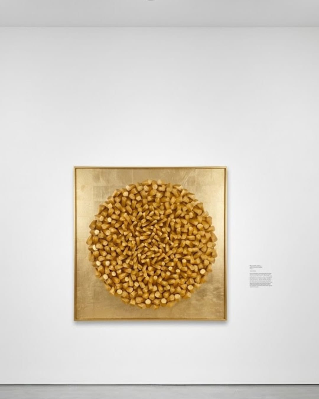 Gold Metal Multi Sticks Wall Art - Image 2