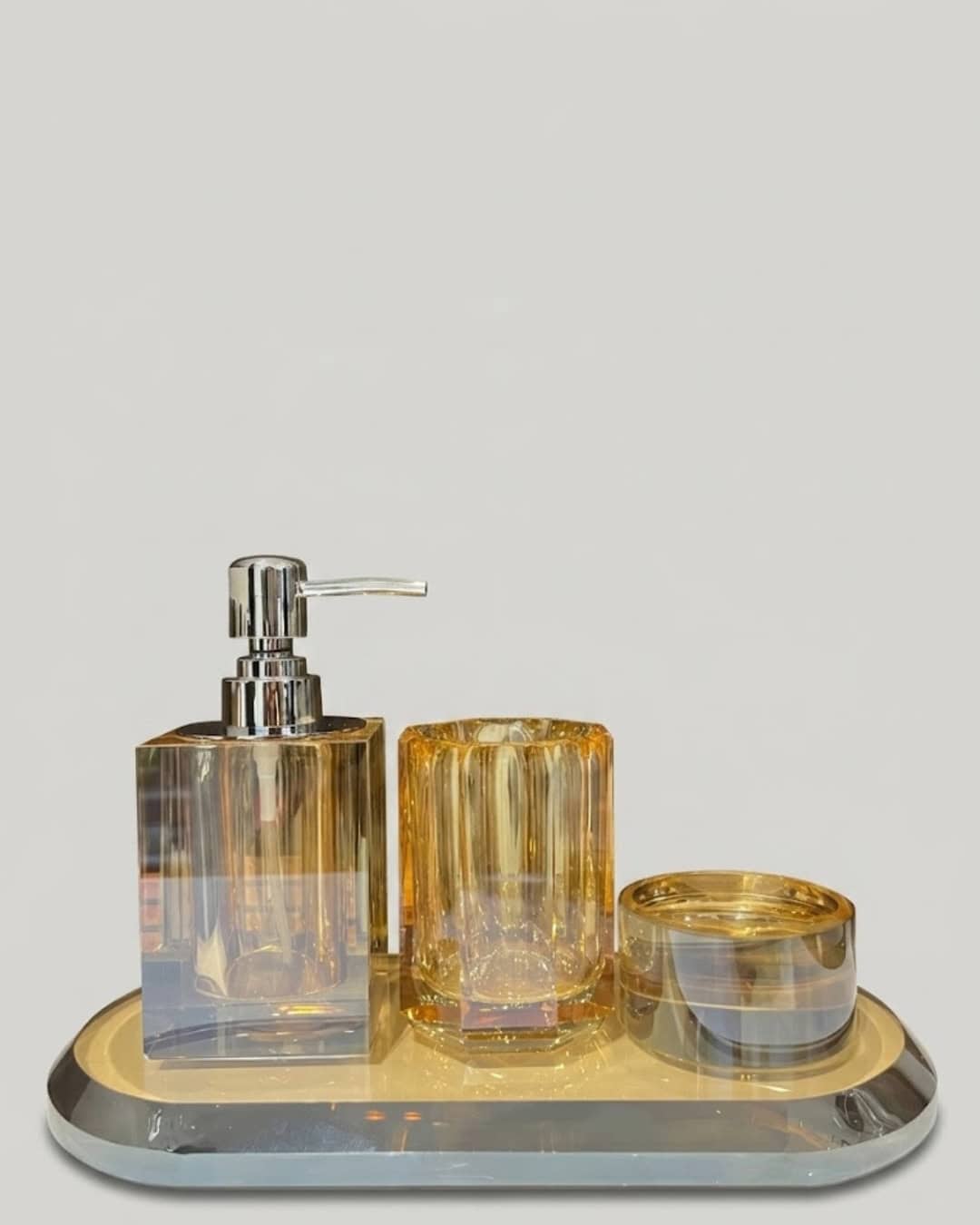 4 Pc Crystal Bath Set - Image 2