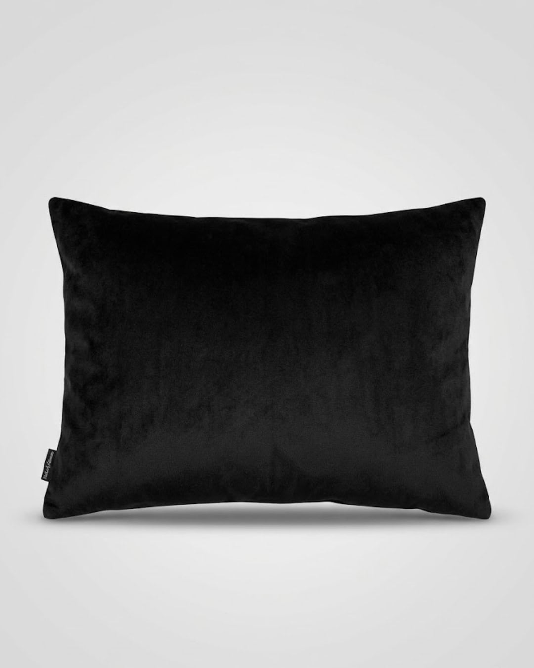 Black Geometric Patterned Throw Pillow - Image 2