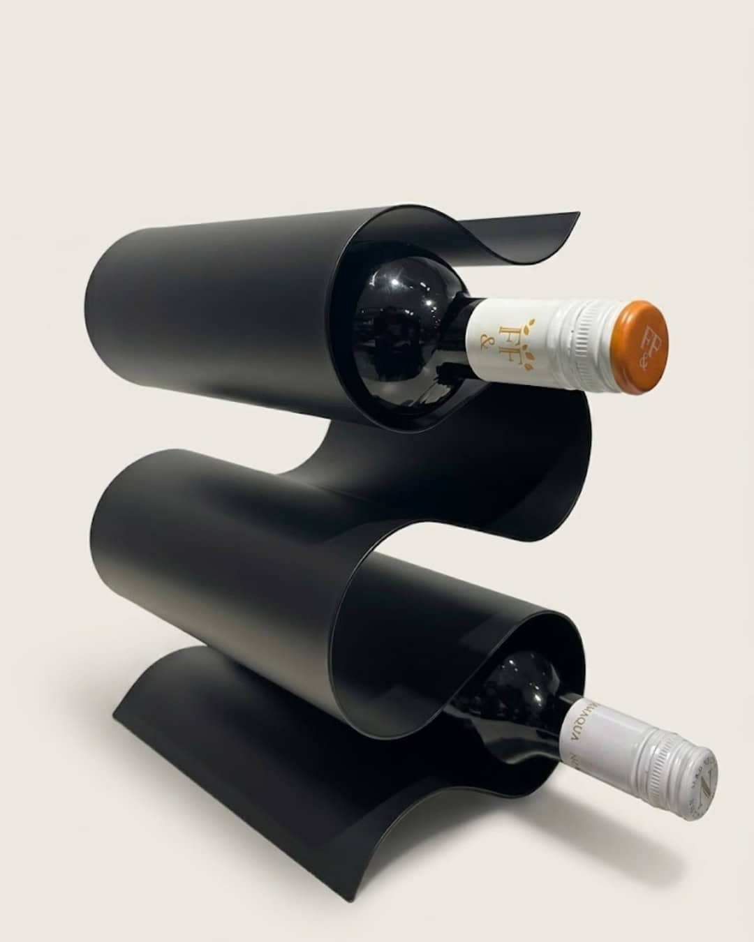 Wavy Decorative Wine Holder - Image 2