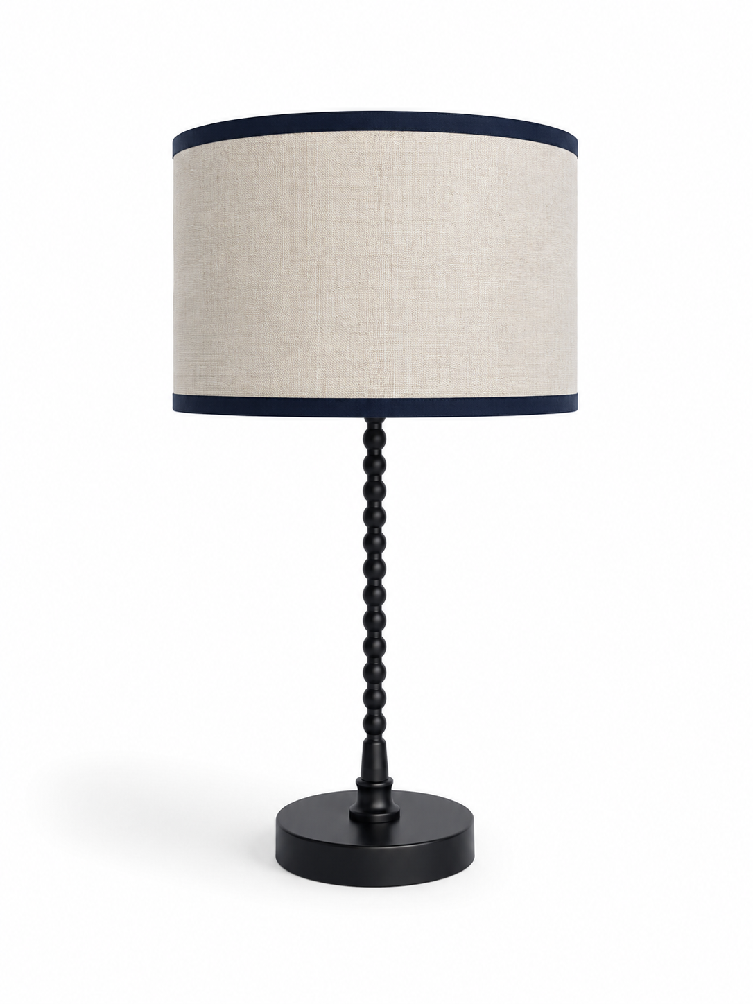 White and Black Booble Base Lamp