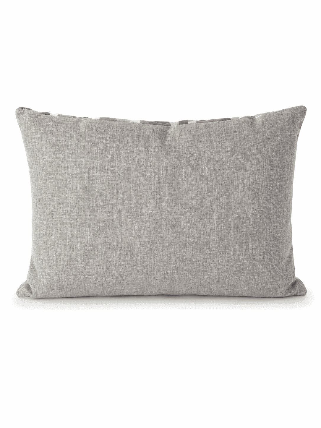 Grey and Brown Hexagon Patterned Throw Pillow 60 x 40cm