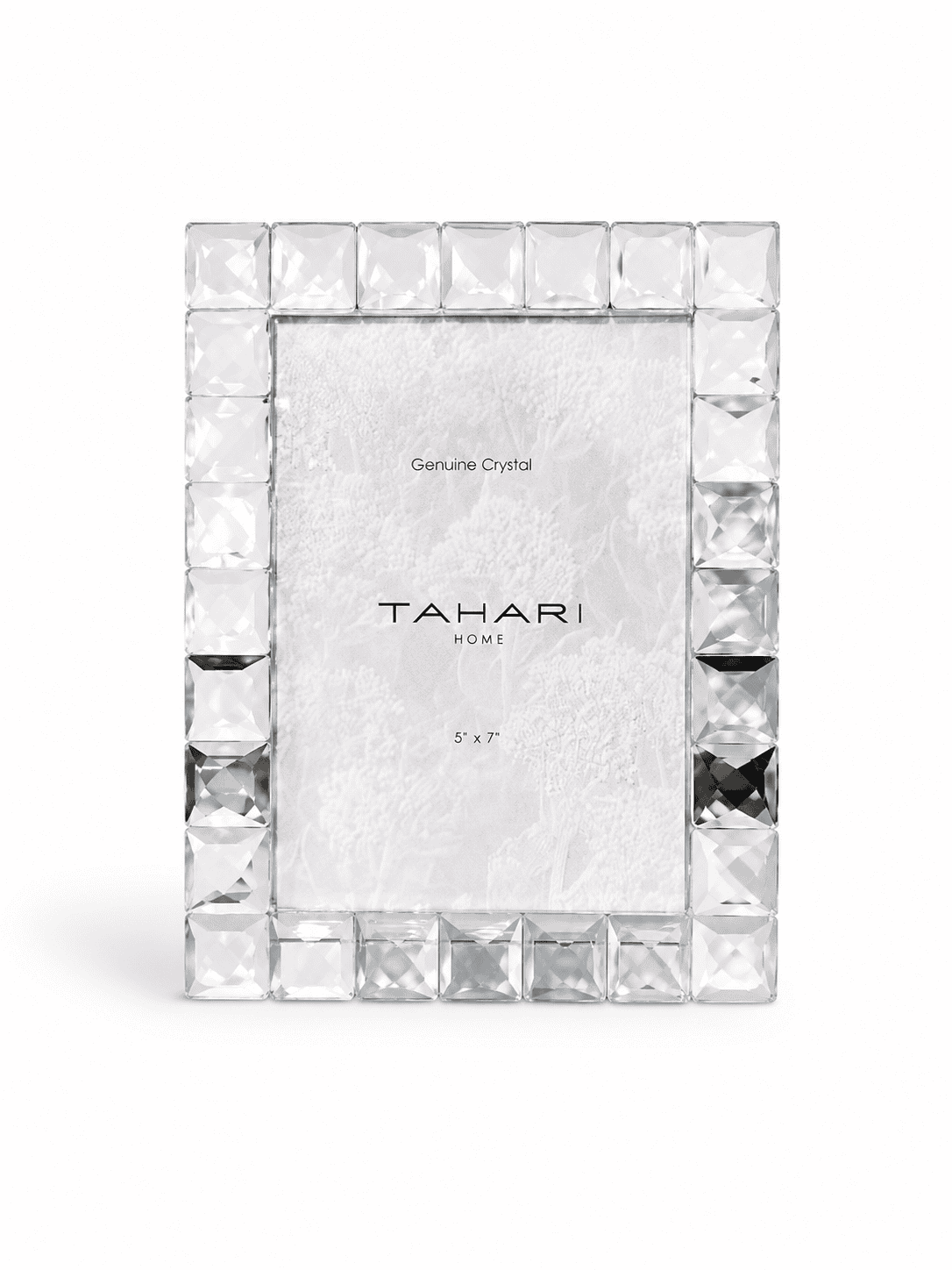 Tahari Glass Crystal Photo Frame 5 x 7IN