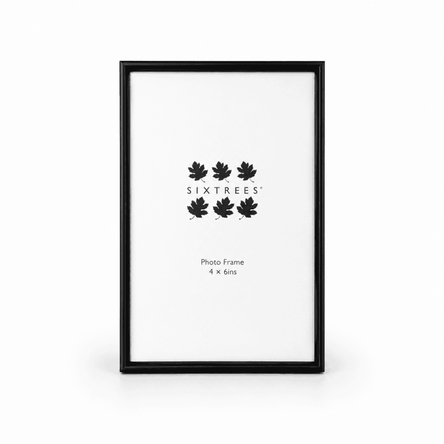 Matte Black Sixtree Photo Frame