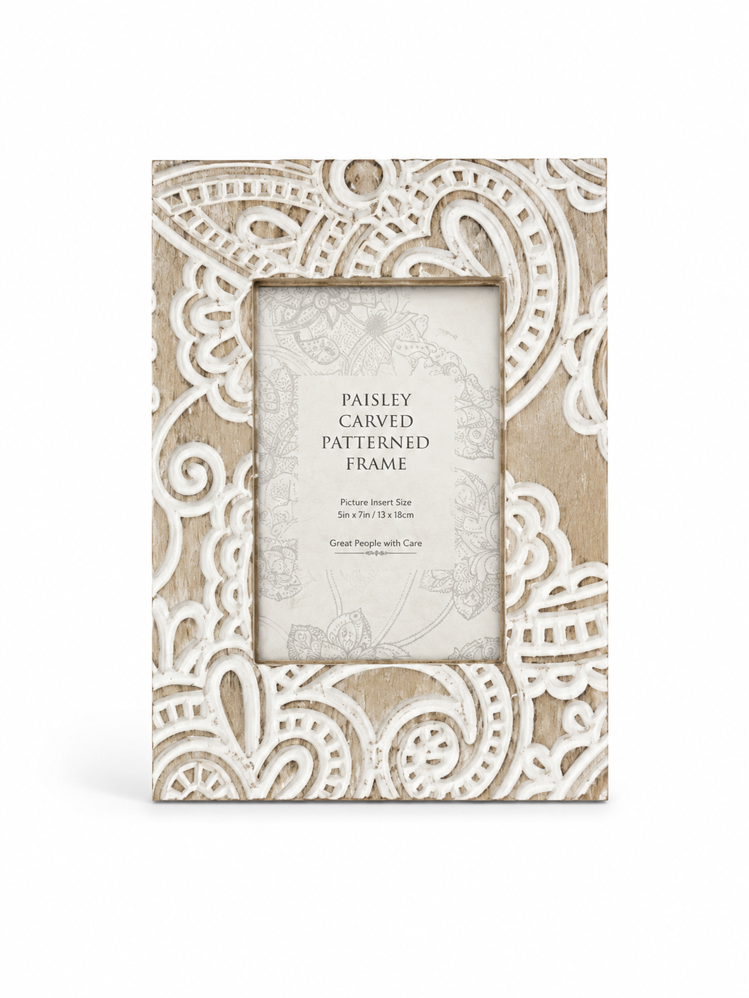 Paisley 6 x 4 Carved Patterned Frame