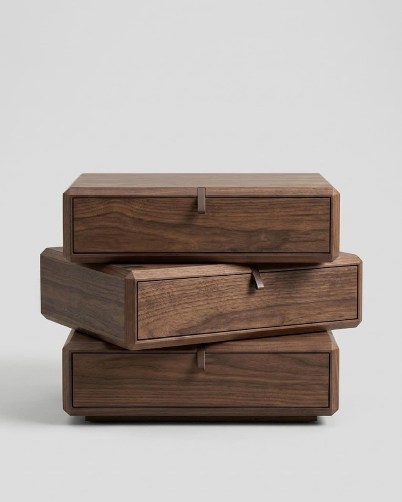 The Walnut Rotator Bedside Table