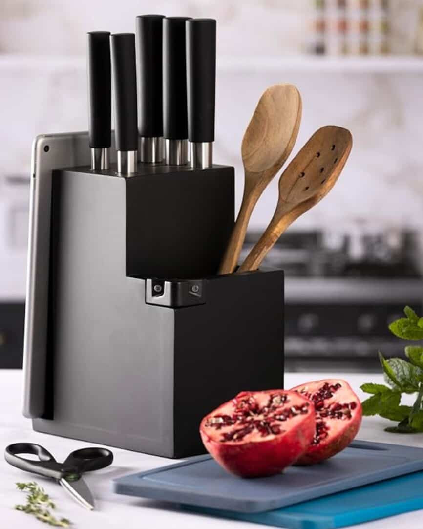 Viners Multi Store 9 Piece Knife Block Set with Sharpener