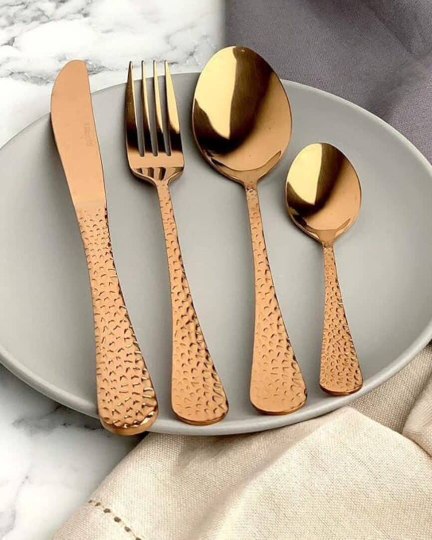 Sabichi 16Pc Hammered Copper Set