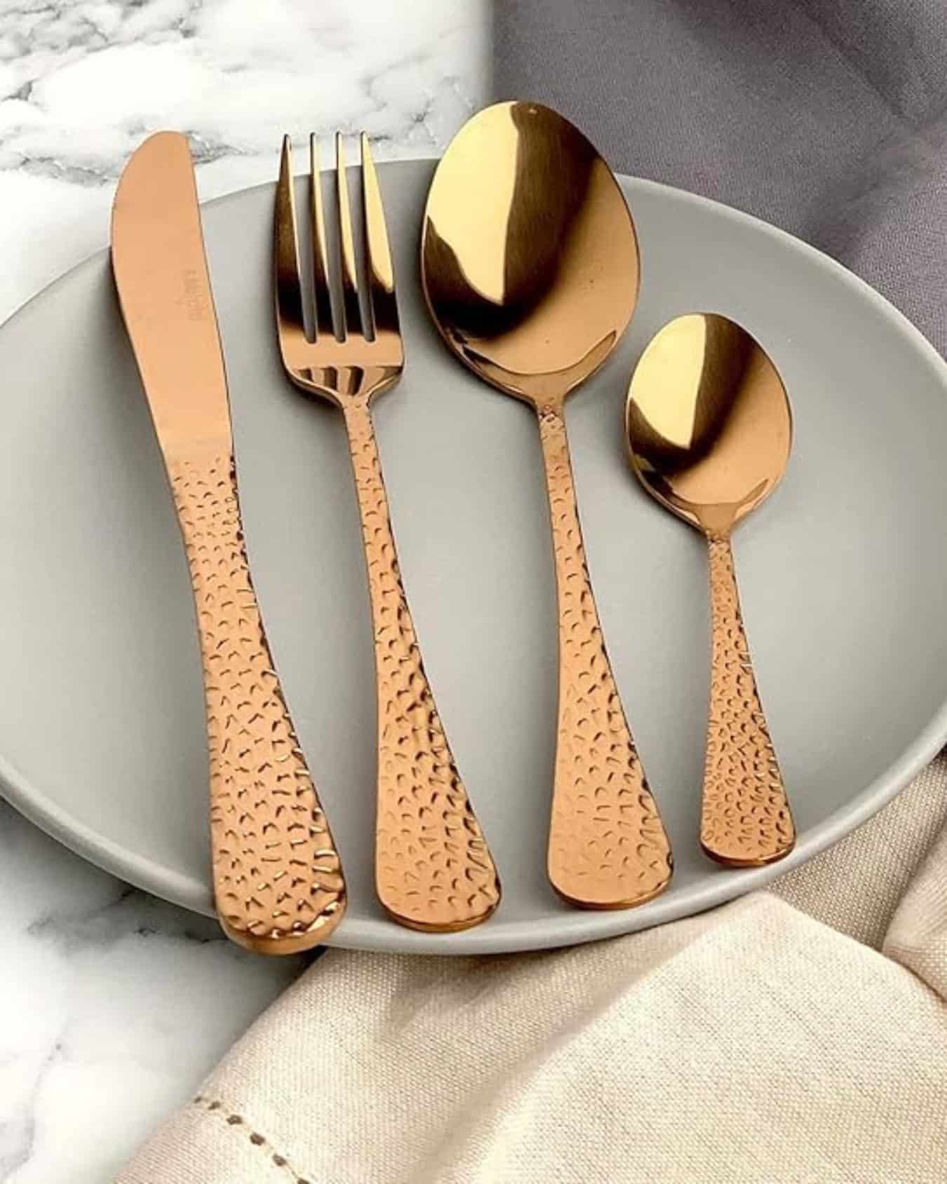 Sabichi 16Pc Hammered Copper Set