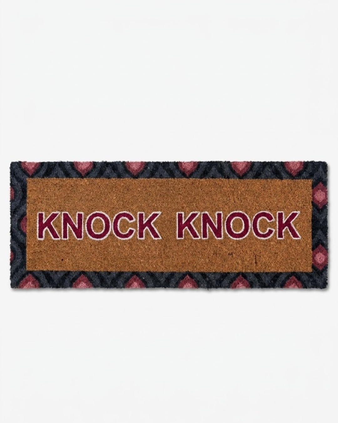 Knock-Knock Welcome Door Mat