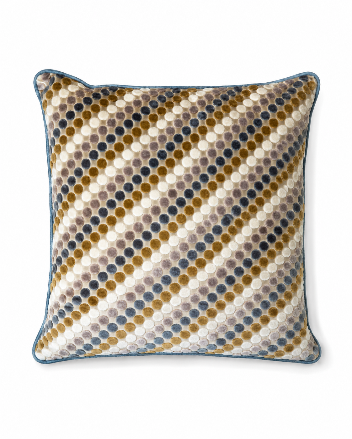 Jumbo velour throw pillow