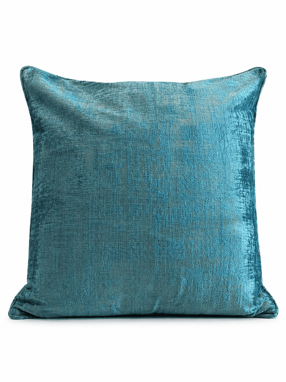 Large velour throw pillow