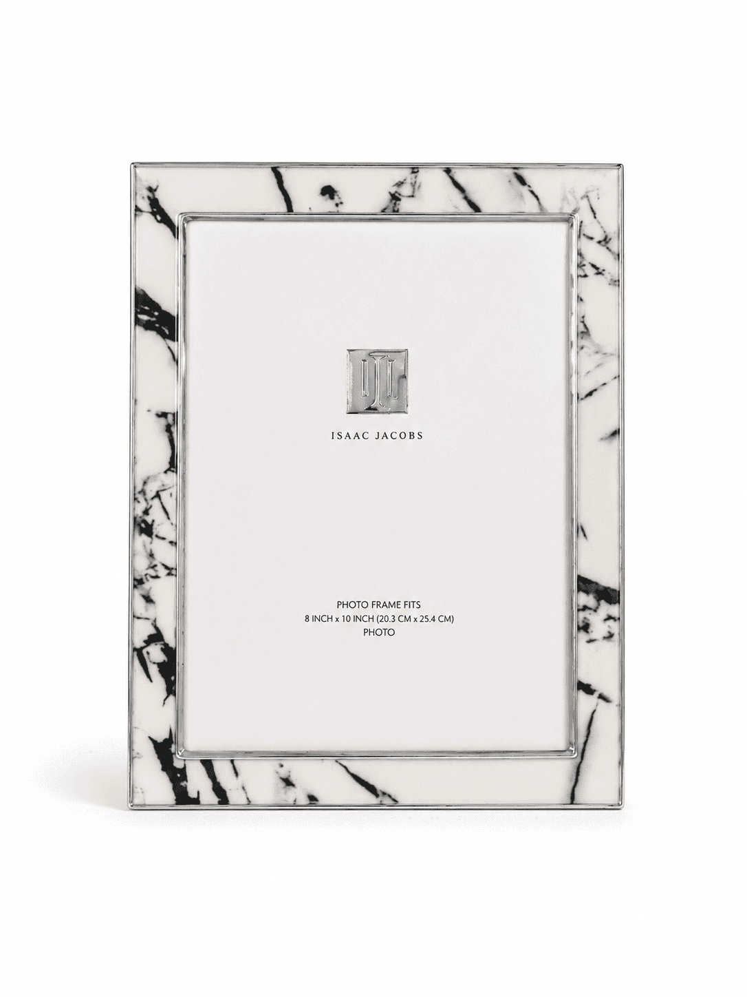 Issac Jacobs White Marble Effect Photo Frame 10 X 8IN