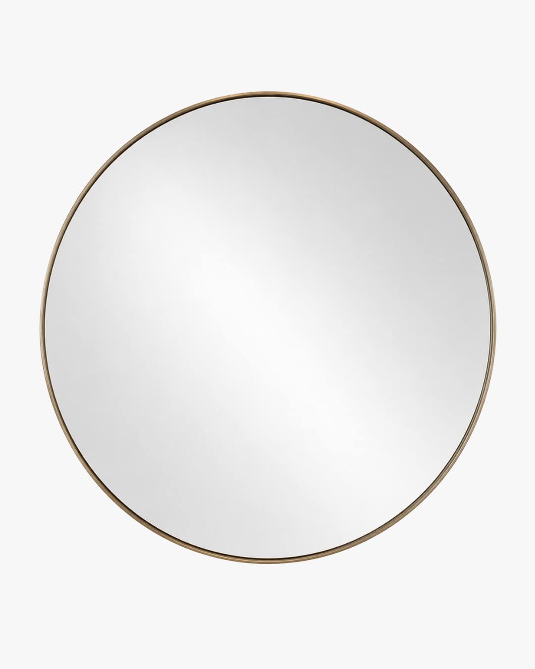 Big Round Gold Mirror