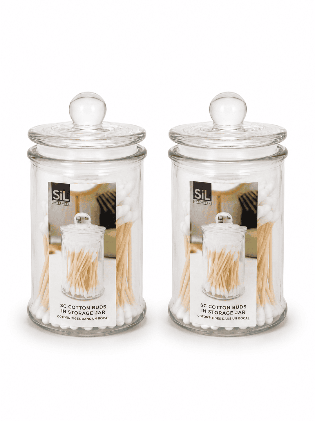 50pcs Cotton Bud In Jar