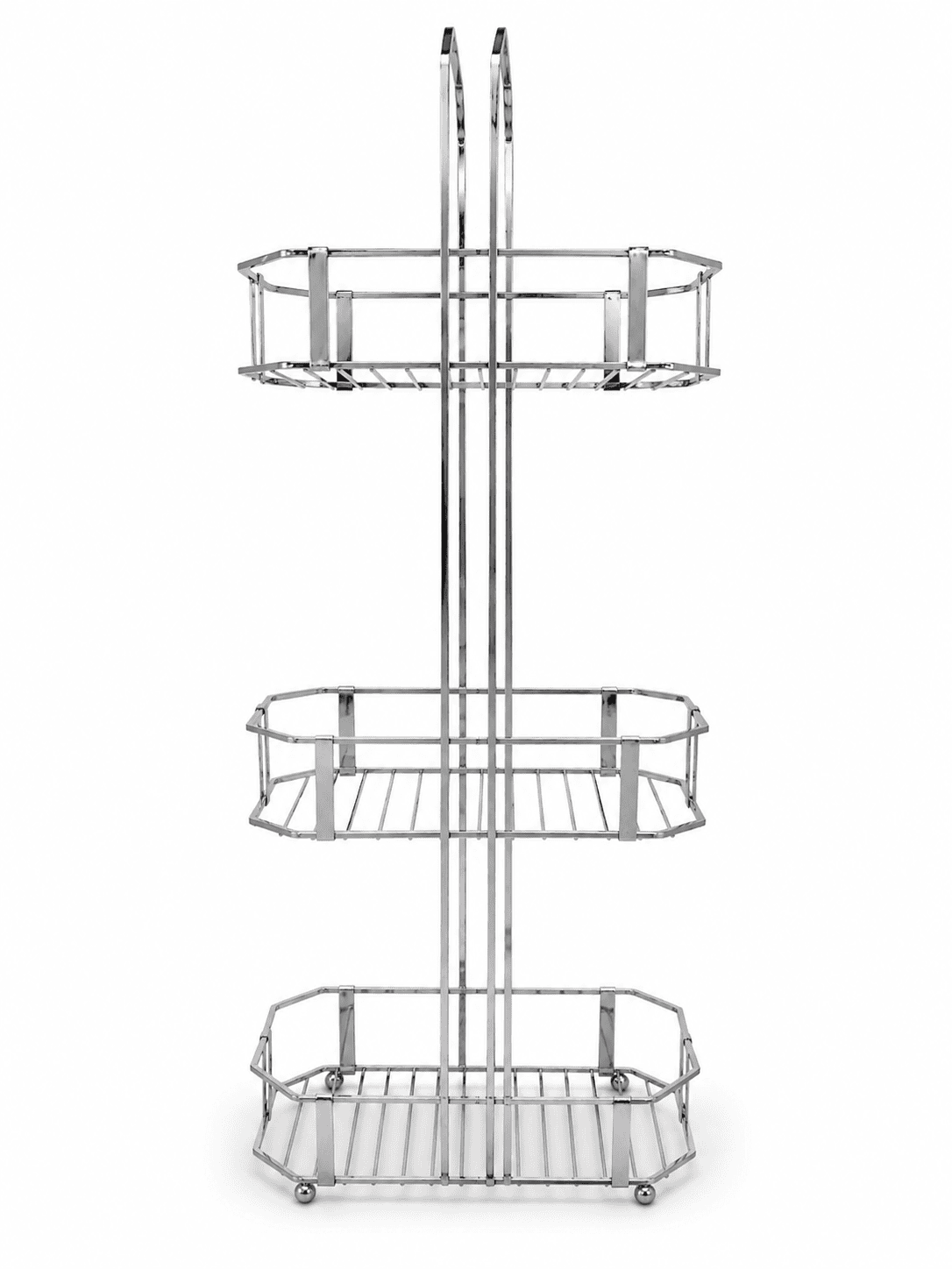 3 Tier Bathroom Metal Caddy-Black