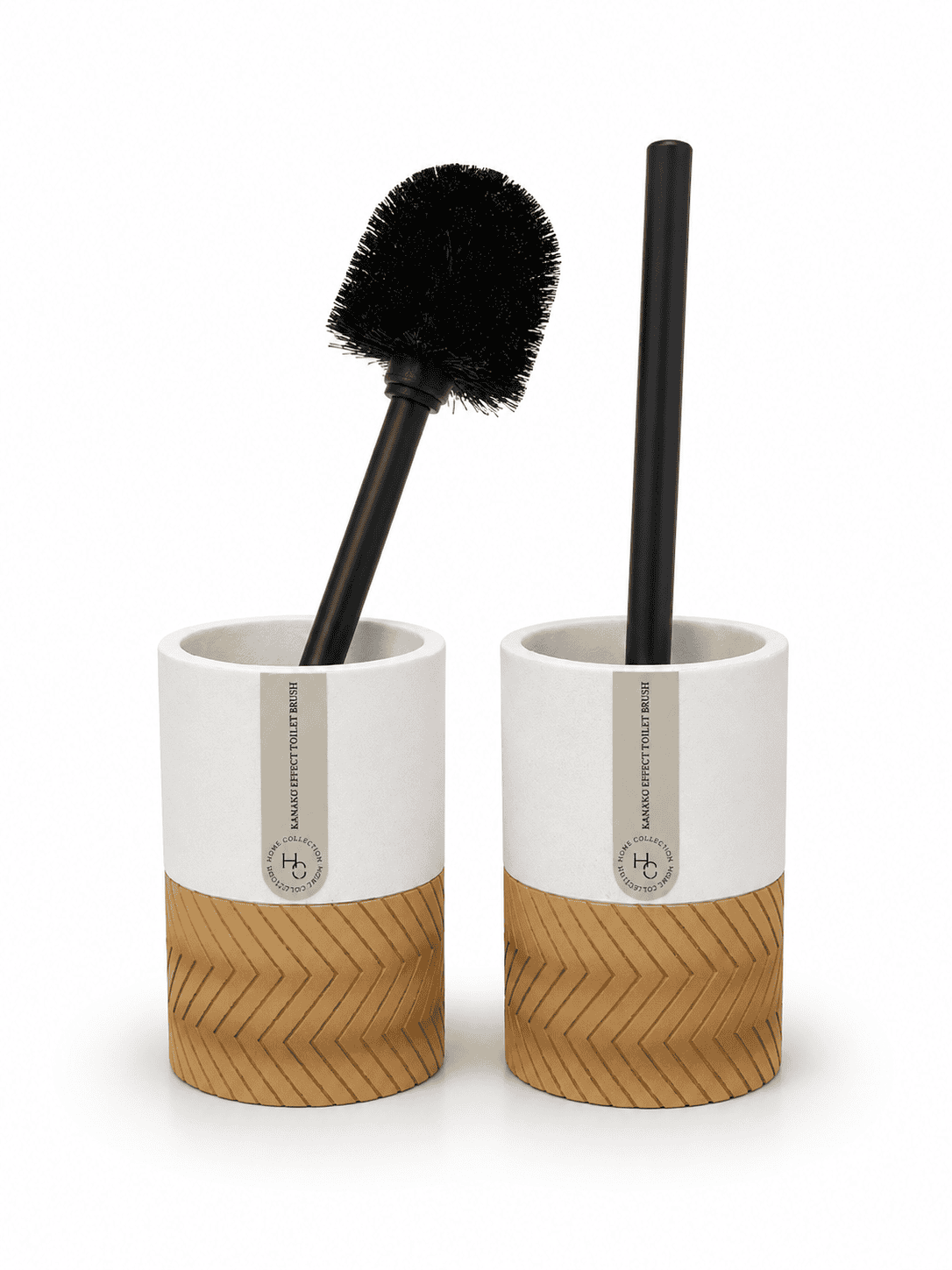 Bamboo Effect Base Ceramic Toilet Brush