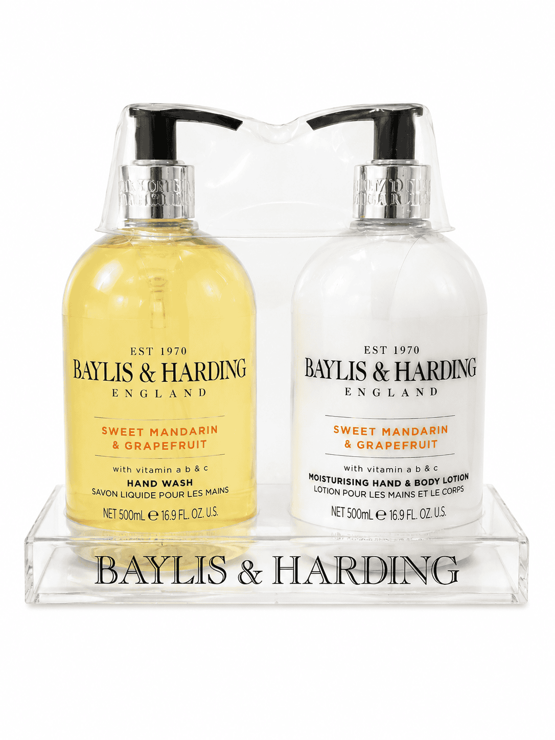 Baylis&Harding Hand Wash & Lotion Set On Acrylic Stand