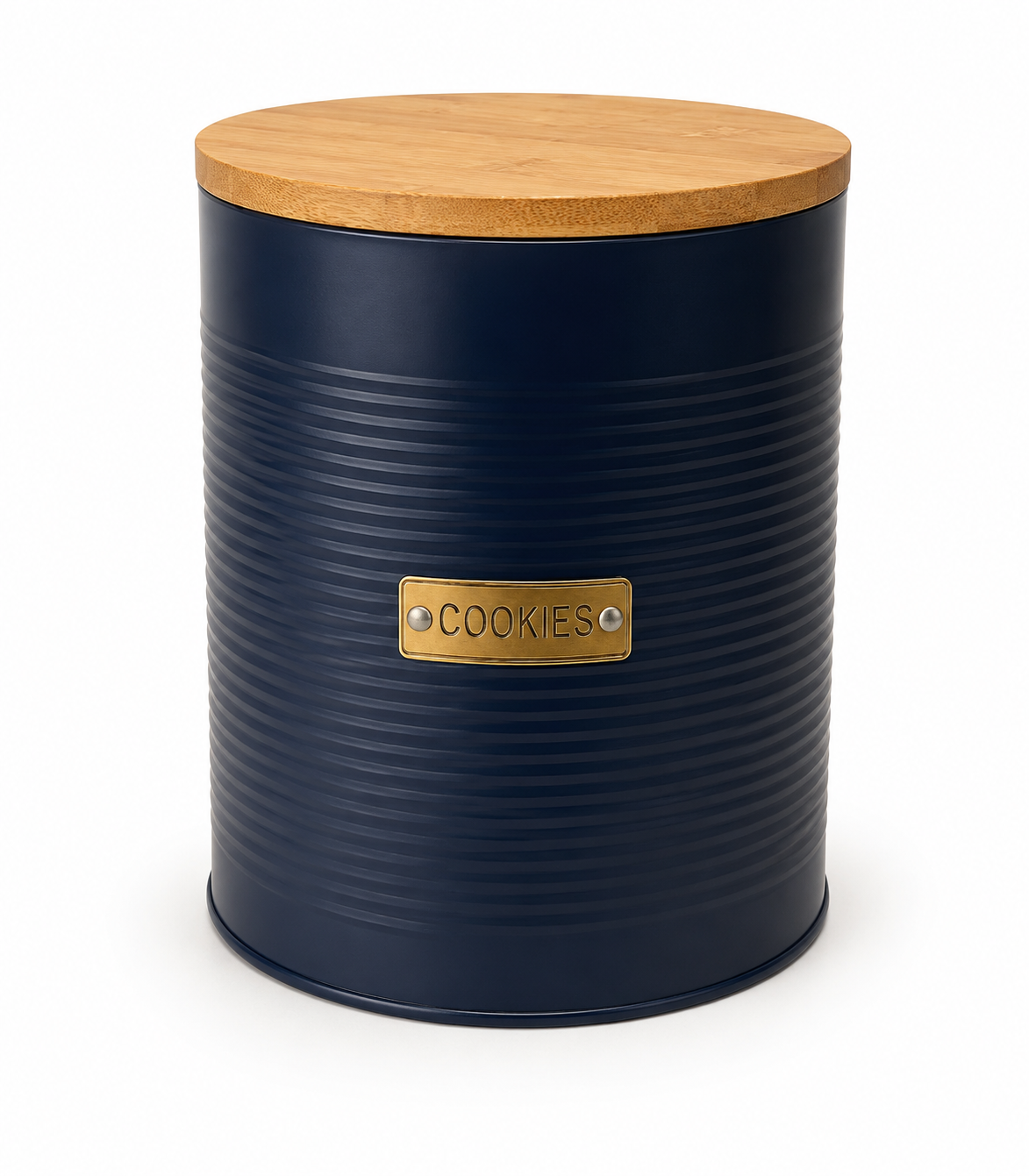 Big Typhoon Cookie Container With Bamboo Lid