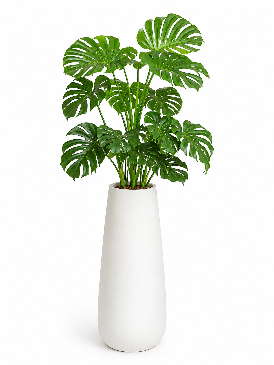 White Textured Planter