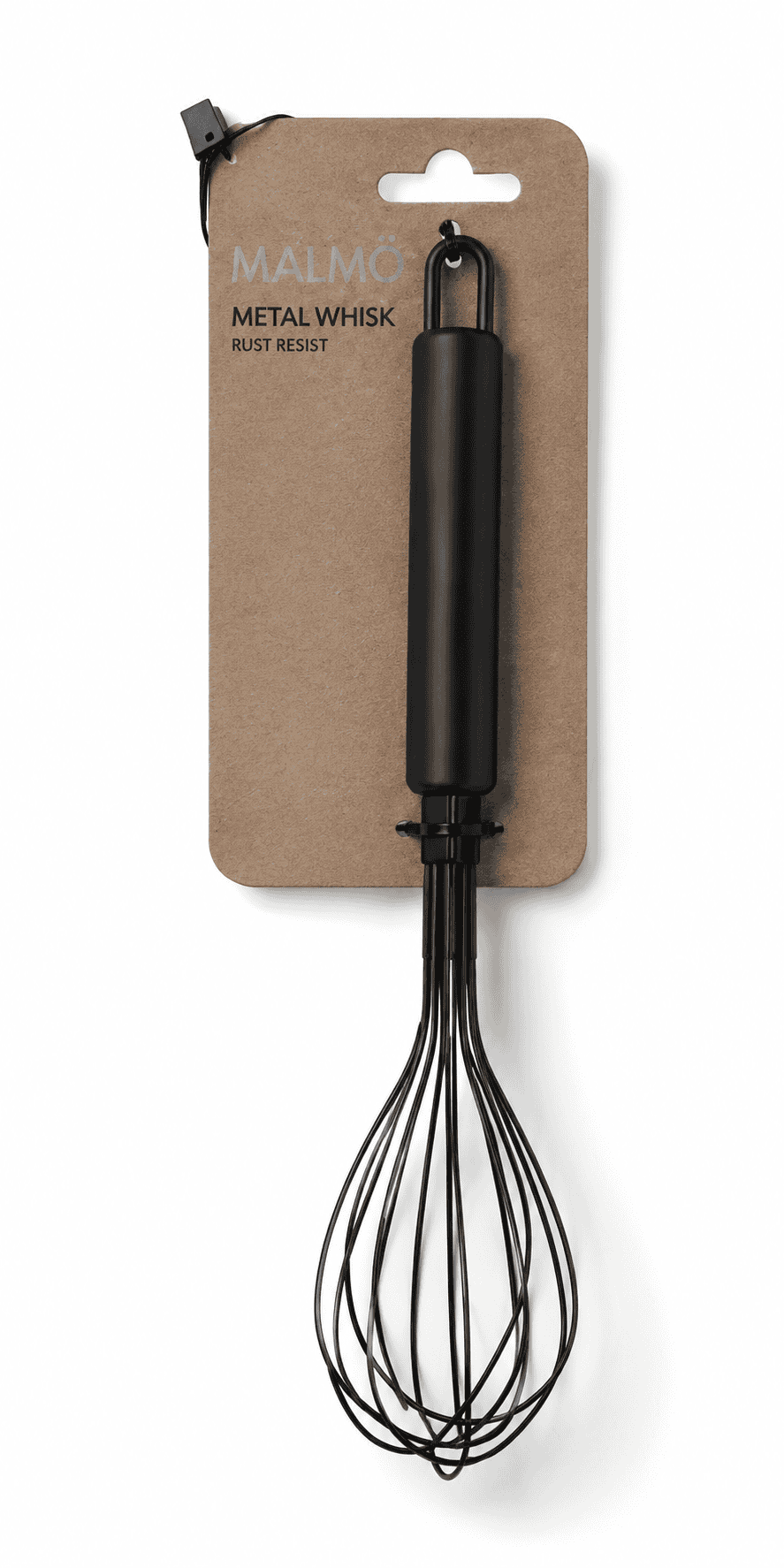 Matte Black Metal Whisk