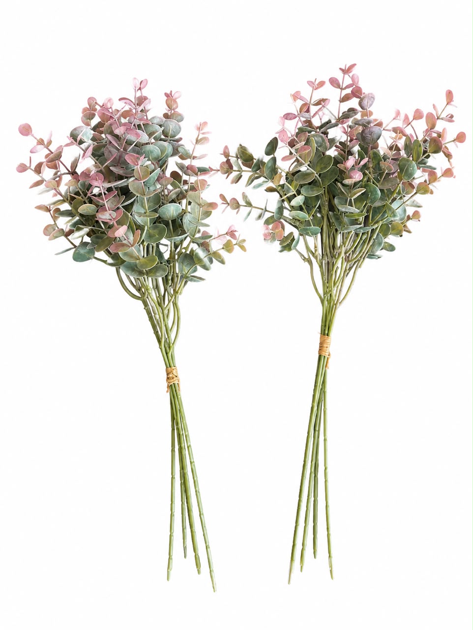Purple Artificial Eucalyptus Bundle Bouque - Image 2