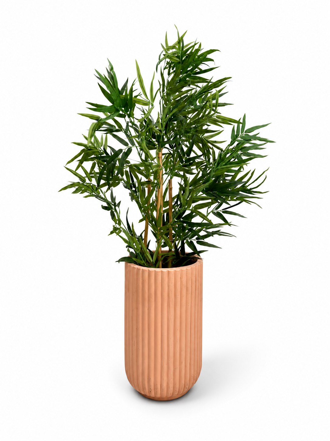 Ribbed Ceramic Planter