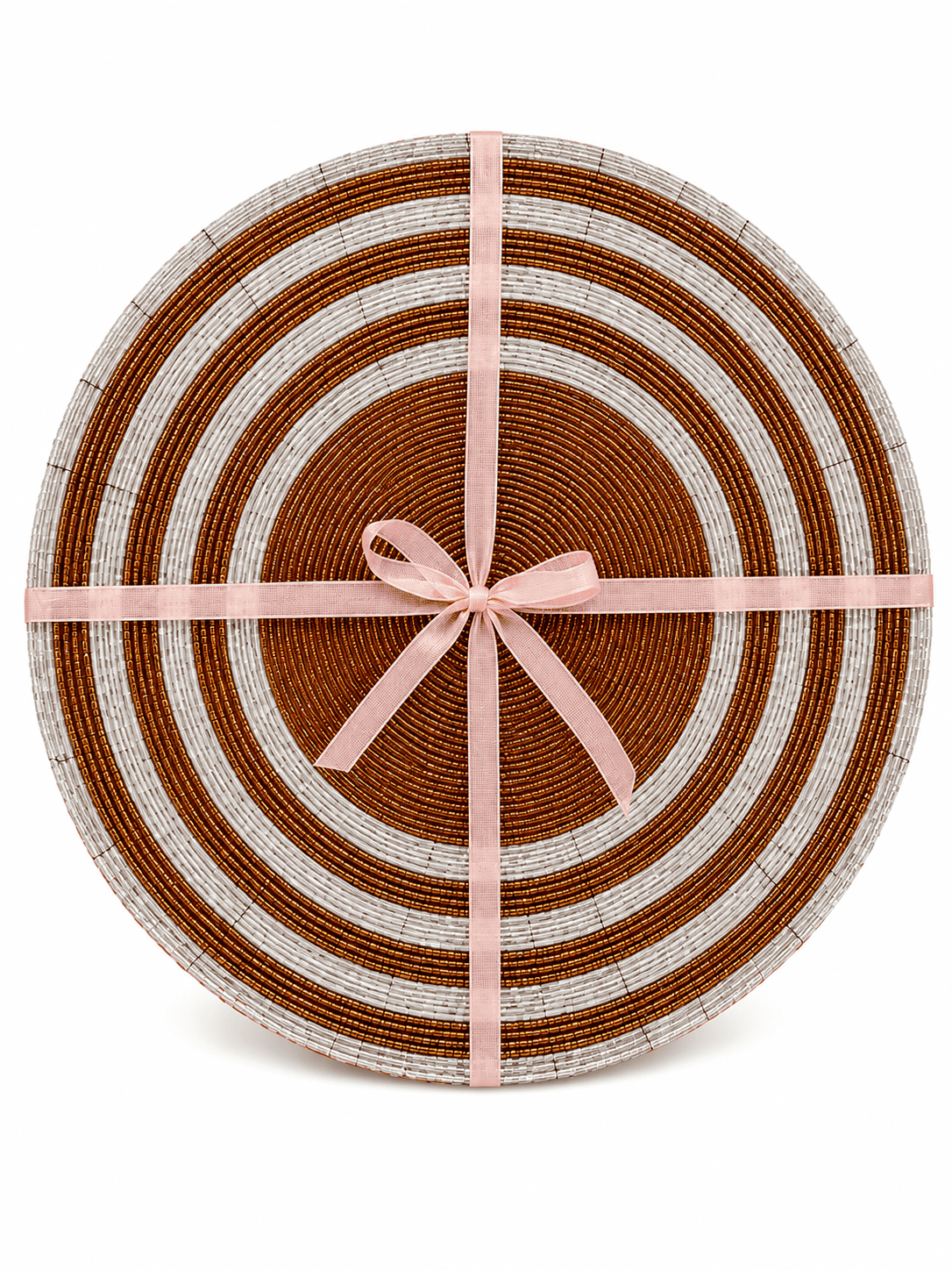 Set of 2 Spiral Beaded Placemats