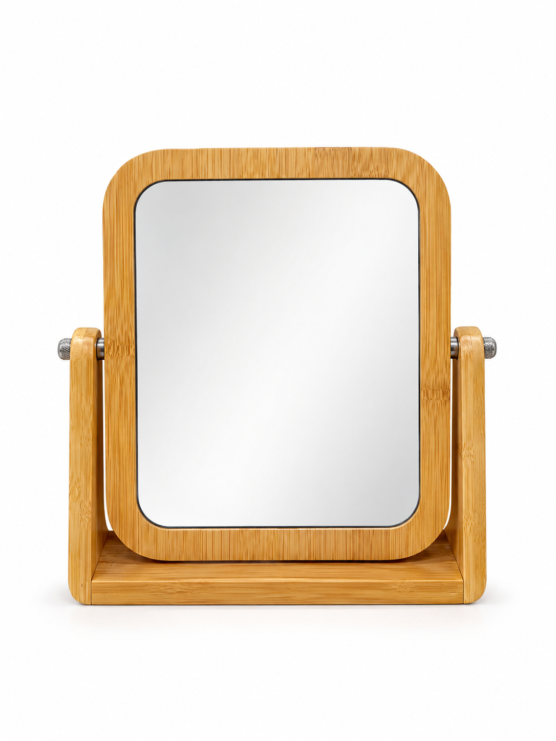Bamboo vanity mirror