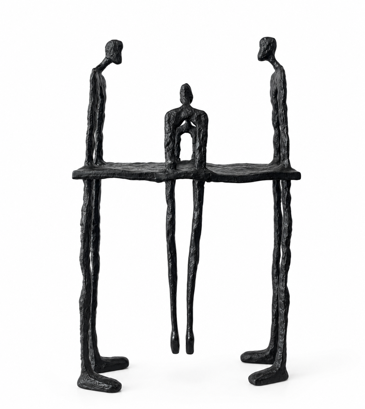 Black Tall Aluminium Men Lifting A Table
