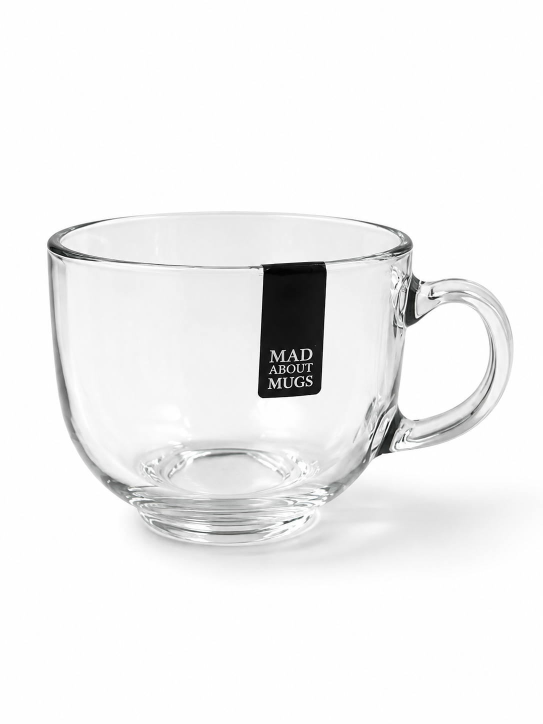 Clear Glass Mug 1500oz with Handle