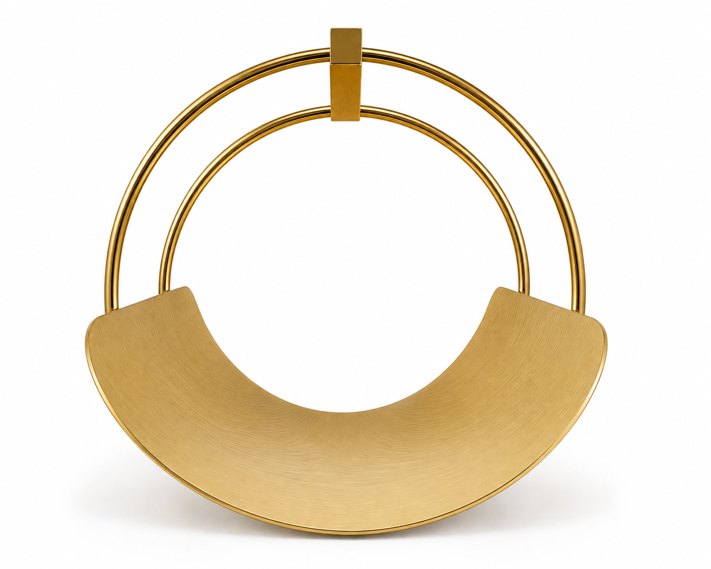 Gold Stainless steel Magazine Holder