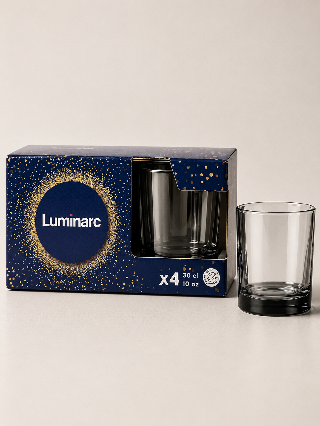 Luminarc 30cl 4 Piece Tumbler Glass Set