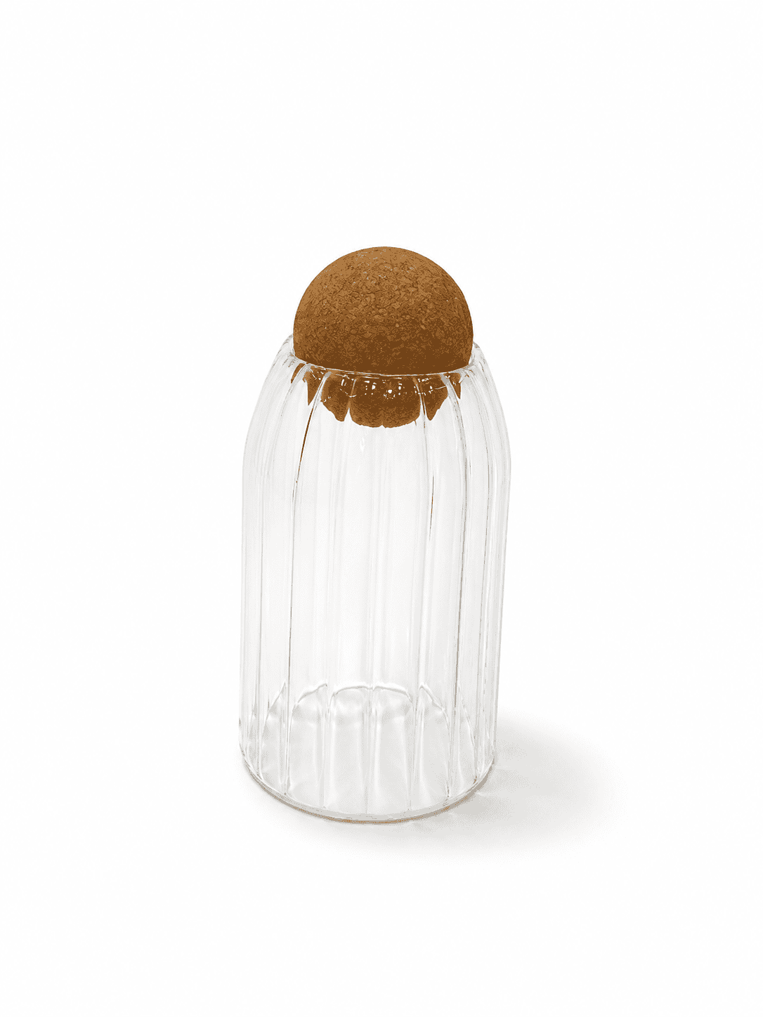 Glass Canister with Cork Lid - Image 2