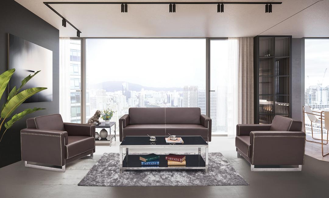 Milano Leather Sofa – Brown - Image 3