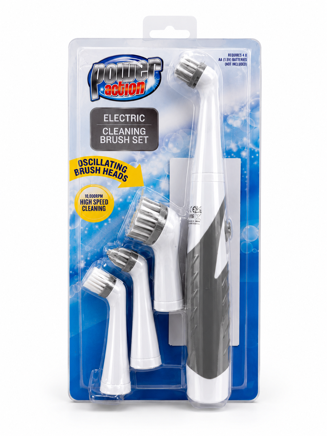 Power Action Electric Cleaning Brush Set