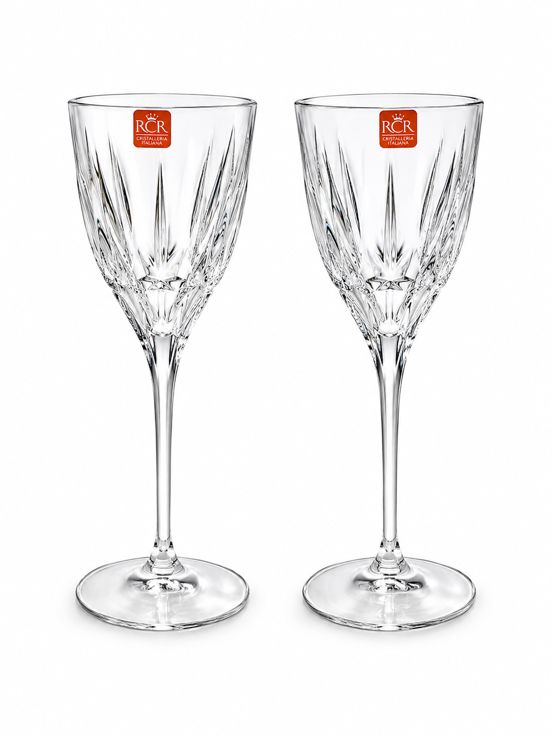 RCR Style 36CL crystal wine glass with elegant stem design