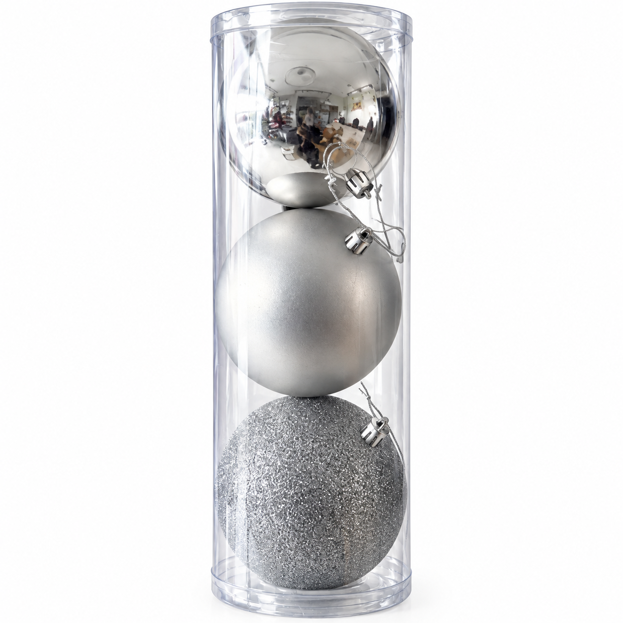 Shatchi Baubles 10cm 3 Pack