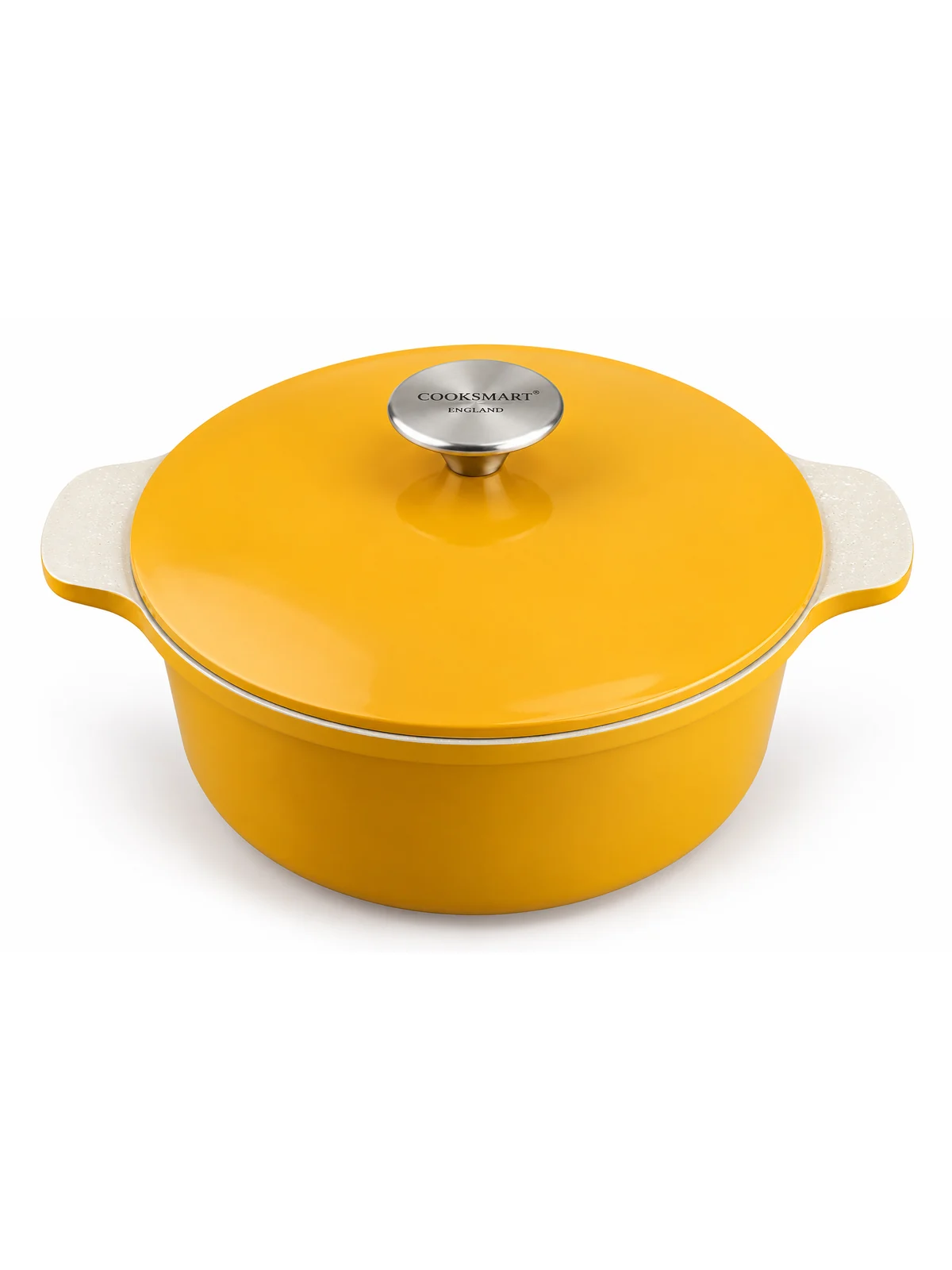 Cooksmart 24cm Ceramic Cast Aluminium Pot - Image 5