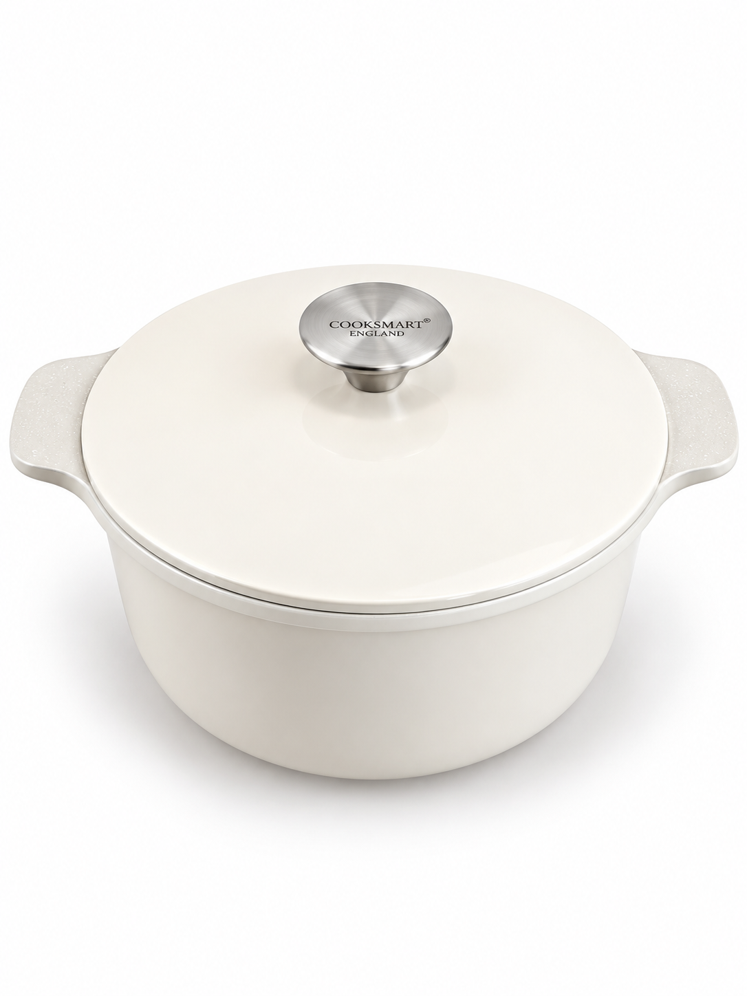 Cooksmart 24cm Ceramic Cast Aluminium Pot - Image 3