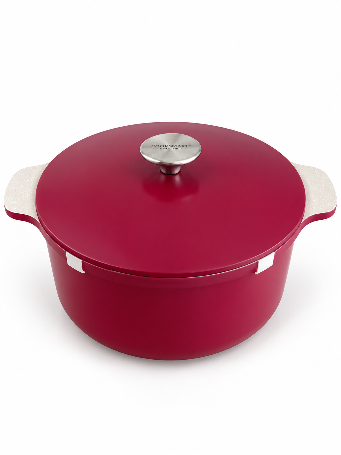 Cooksmart 24cm Ceramic Cast Aluminium Pot - Image 2
