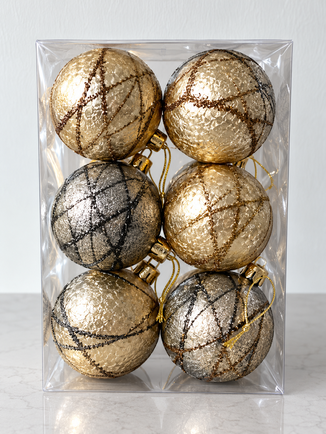 Set Of Gold Big Baubles
