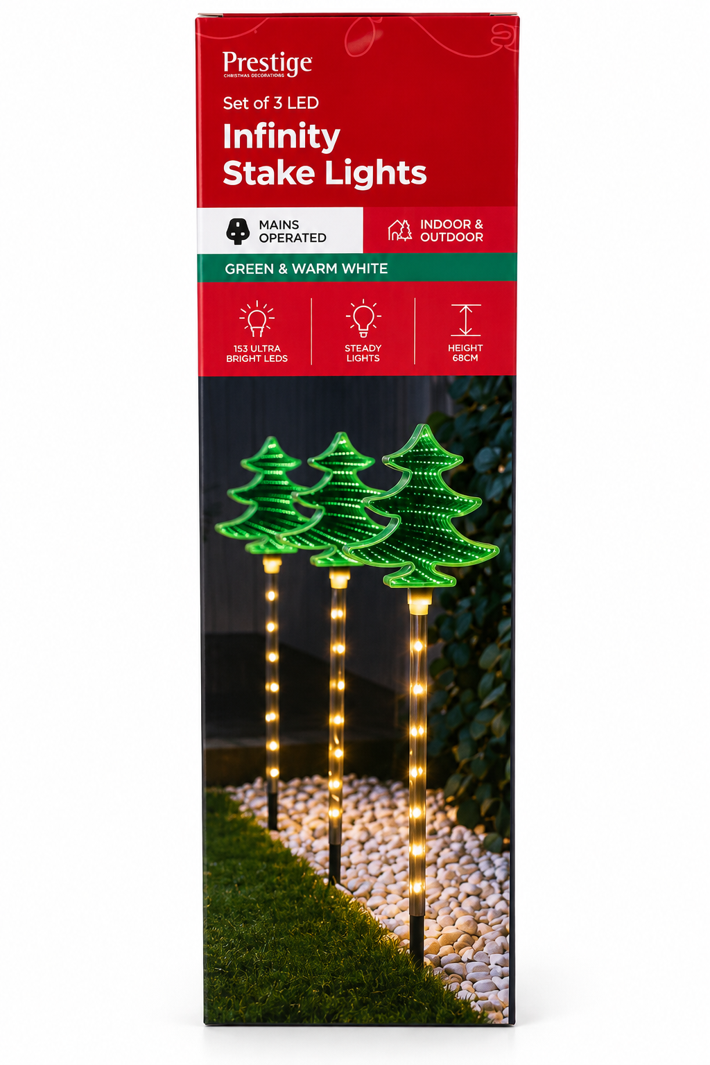 Prestige Mains Operated Led Stake Lights - Trees