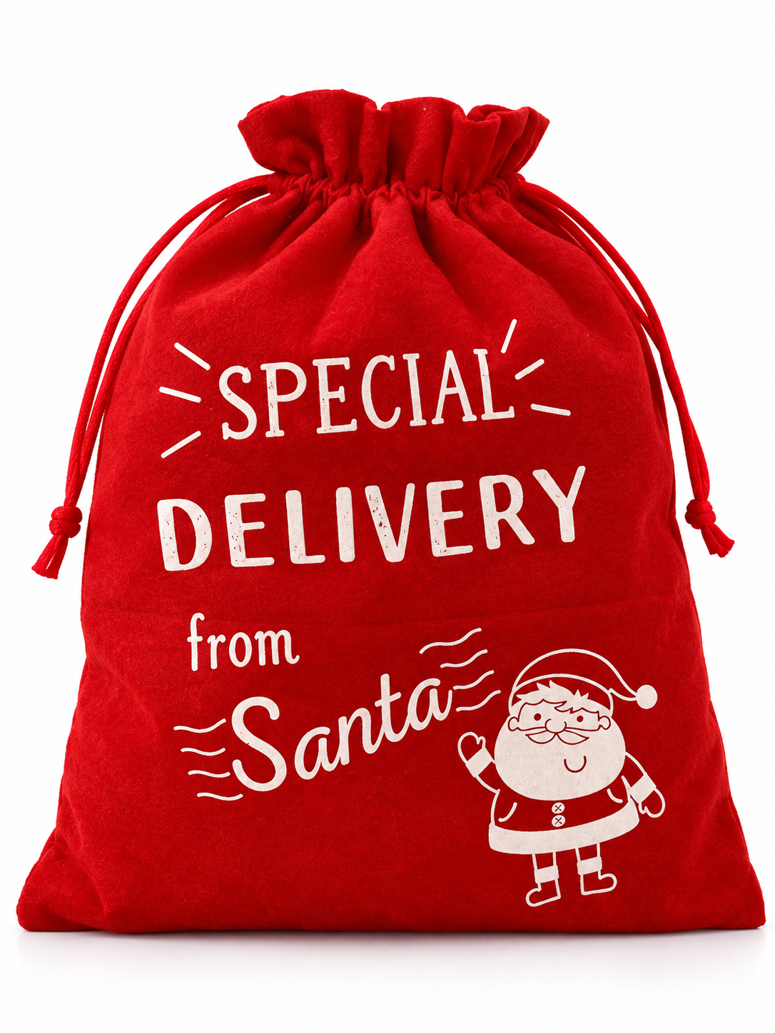 Red Santa sack