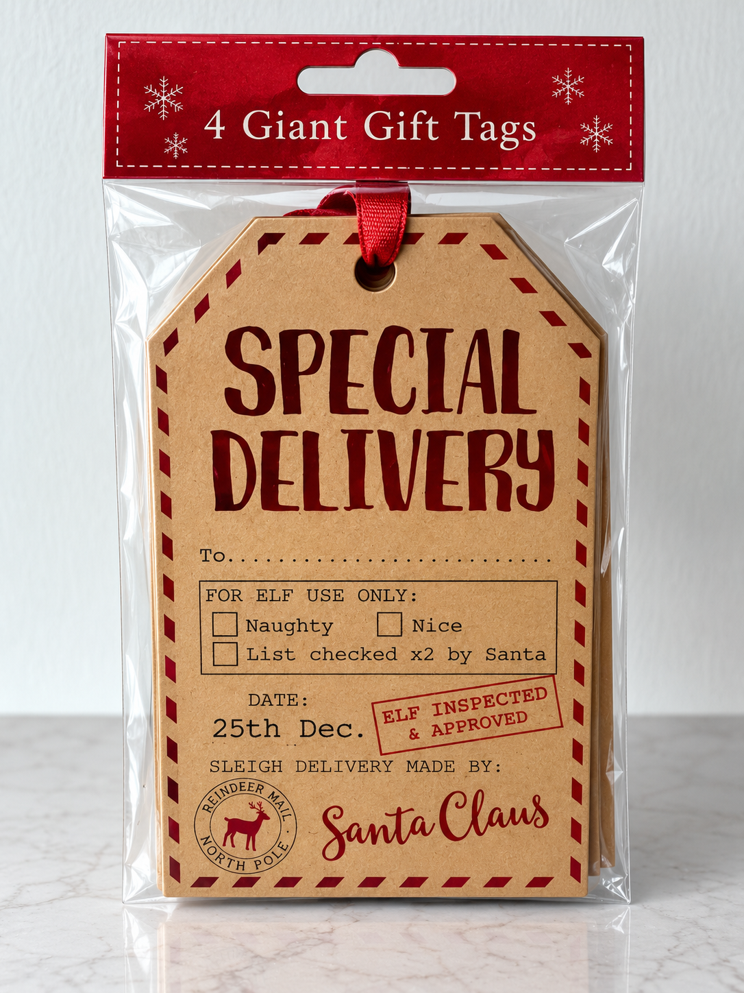 Set of 4 Tallon Giant Gift Tags