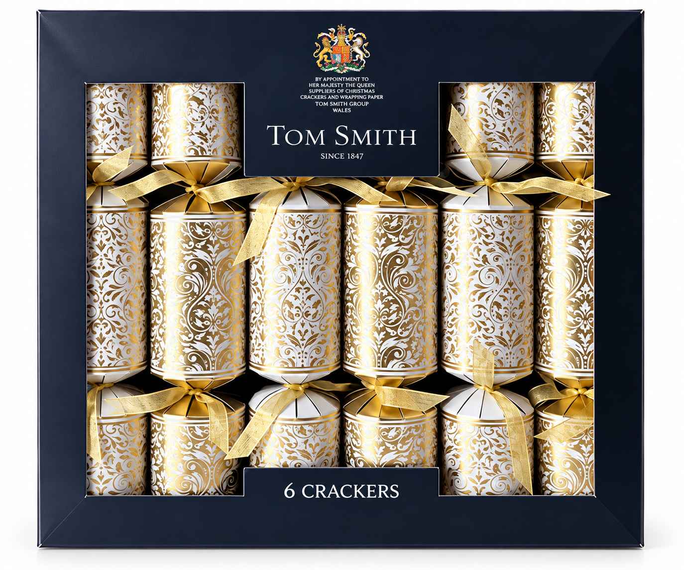 Tom Smith Christmas Cracker Red/Gold 14in PacK of 6 - Image 2