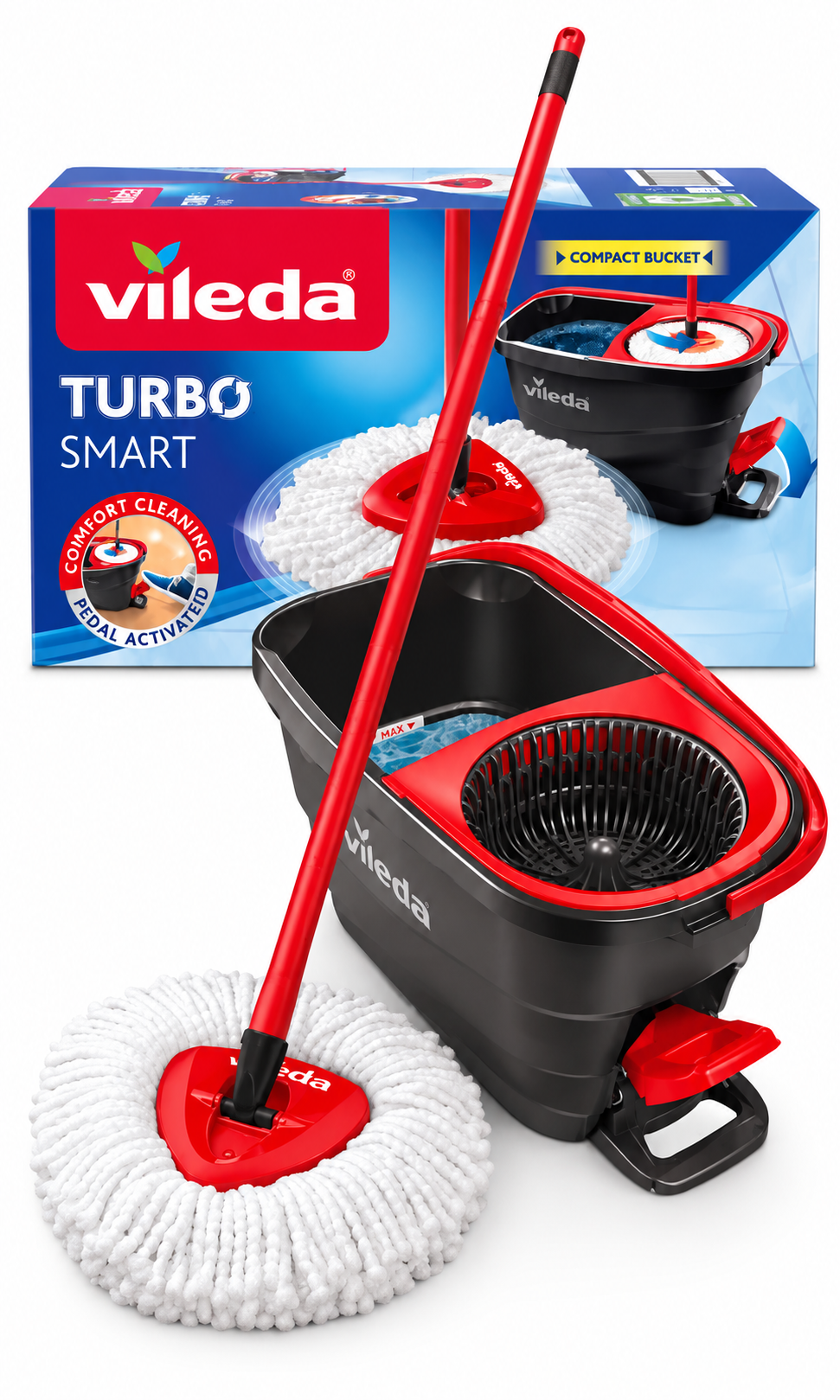 Vileda Turbo Smart Spin Mop and Bucket Set